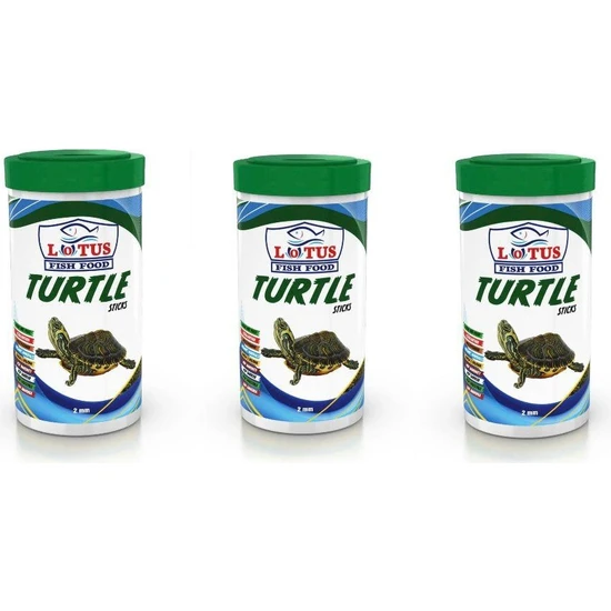 Lotus Turtle Sticks Kaplumbağa Yemi 100 ml (40GR) 3 Adet
