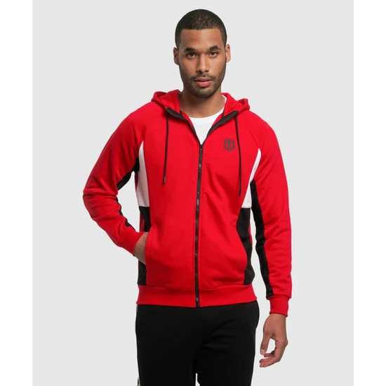 Krtlyvs Beşiktaş Erkek Kapüşonlu Fermuarlı Sweatshirt 7223216T3