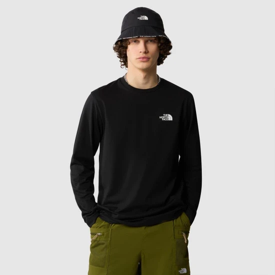 The North Face M L/S Sımple Dome Tee Black T-Shirt