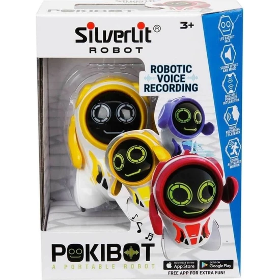 Neco Toys SIL/88042  Silverlit Yapay Zekalı Pokibot Robot