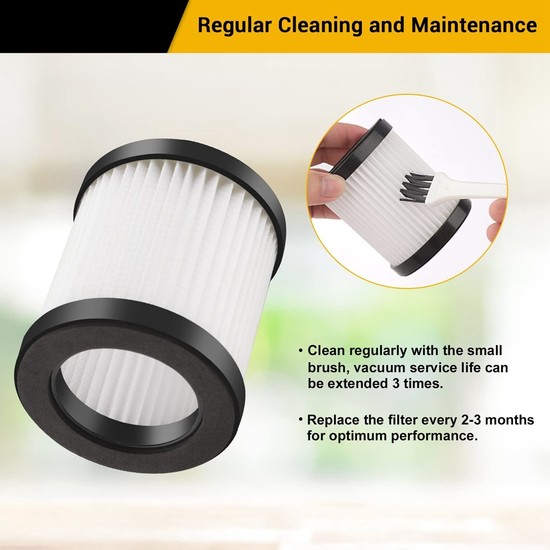 Lot De 2 Filtres Pour Aspirateur Moosoo XL-618A - En Microfibre - Réf Vhbw - Neuf