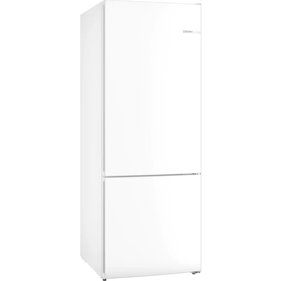 Bosch KGN55VWE0N Beyaz Alttan Donduruculu Buzdolabı 375 lt E Enerji Sınıfı 186X70 cm