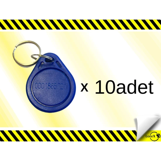 Lorex LR-KYB10 Manyetik Anahtarlık Keyfob (10ADET)