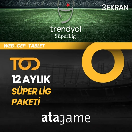 Tod Süper Lig 12 Ay 3 Ekran