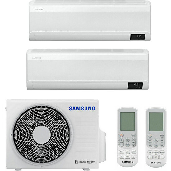 Samsung Windfree™ Duvar Tipi Multi Klima 12+12 Btu/h+5 Kw Dış Ünite A++