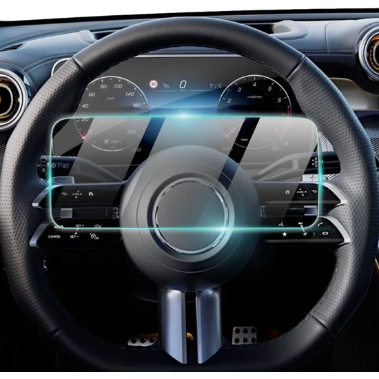 IPG Mercedes Benz 2021/2024 C-Class Glc C300 300 C400 C63 S Class W223 W206 12.3 Inch Dashboard Gösterge Paneli Için 9h Nano Ipg Proactive Ekran Koruyucu