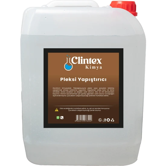 Clintex Kimya Pleksi Yapıştırıcı Ince Kloroform 5 kg