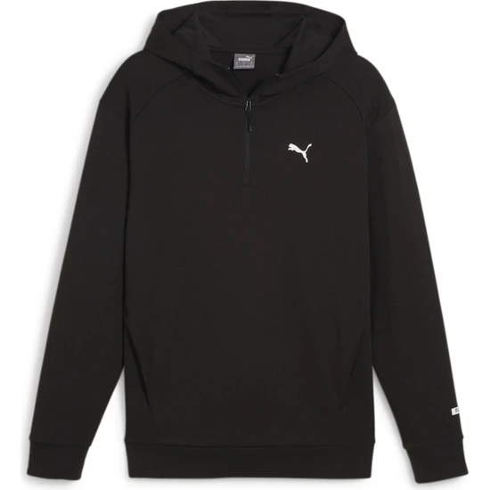 Puma 67891401 Rad/cal Half-Zip Siyah Erkek Kapüşon Yaka Regular Fit Sweatshirt