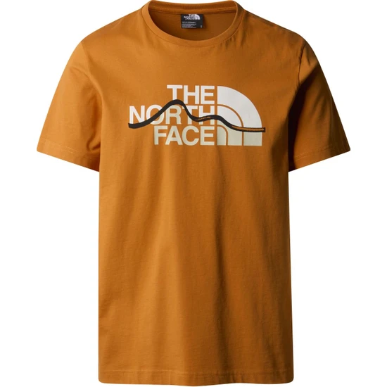 The North Face M S/s Mountaın Lıne Tee Erkek T-Shirt NF0A87NTPCO1