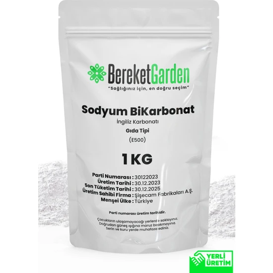 Bereket Garden Sodyum Bikarbonat (Gıda Tipi) - Ingiliz Karbonatı