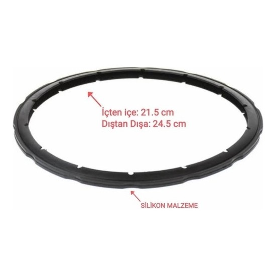Tefal Clipso Uyumlu Düdüklü Tencere Kapak Lastiği 4,5 6 Lt Fiyatı