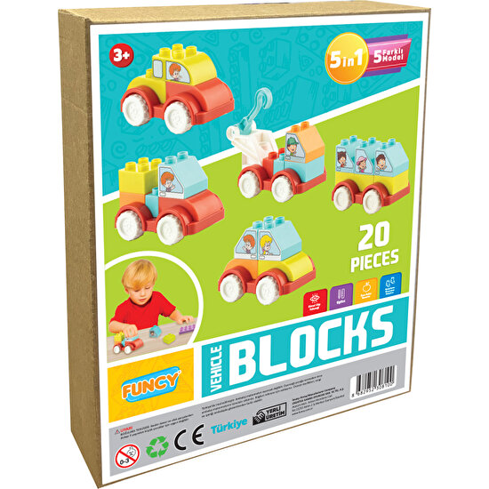 Creative Games Araç Bloklar 20 Parça