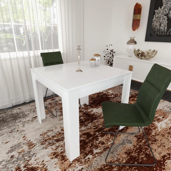 Pasific Home Single Kare Mutfak Masası , Beyaz