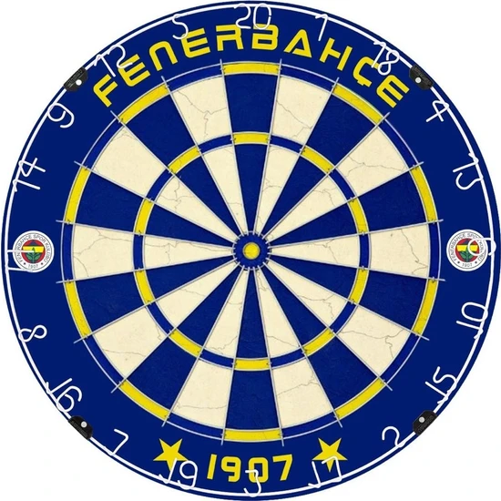 Fenerbahçe Lisanslı Lacivert Profesyonel Dart Seti.