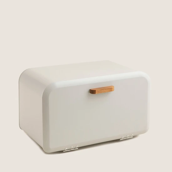 Chakra Agni Ekmek Kutusu 35X23 cm Gri