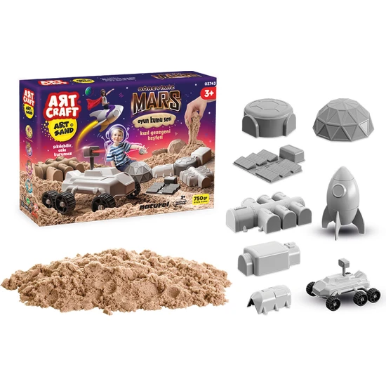 Fen Toys Artcraft Görevimiz Mars Kinetik Kum Seti 750GR 03743