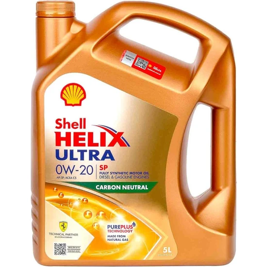 Shell Helıx Ultra Sp 0W-20 5 Lt (Üretim Tarihi 2023)