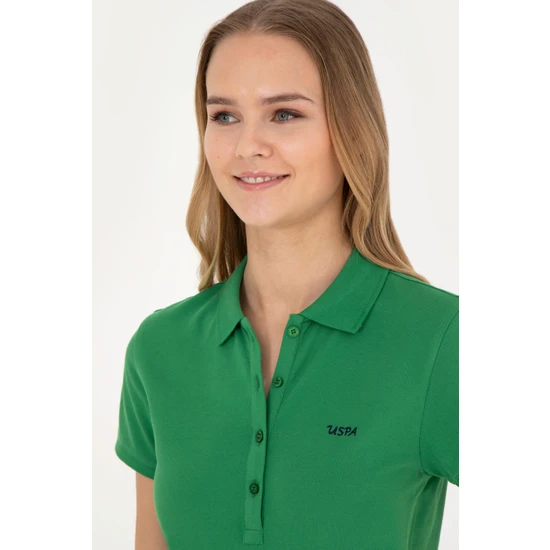 U.s. Polo Assn. Kadın Yeşil Tişört Basic 50285846-VR054