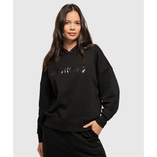 Krtlyvs Beşiktaş Kadın Kapüşonlu Sweatshirt 8323272T3