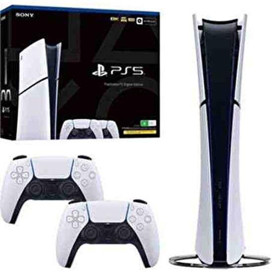 Sony Playstation Ps 5 +1tb Digital Oyun Konsolu Türkçe Menü+ 2 Kollu  + 2 Dualsense Istediginiz Renk  Seçimi