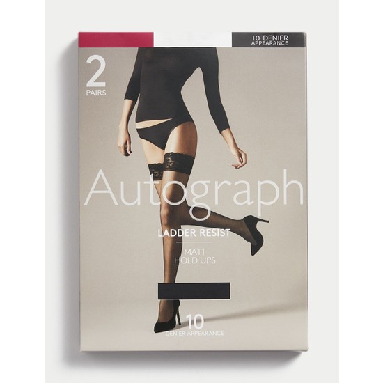 Marks & Spencer 2'li 10 Denye Dantel Detaylı Mat Çorap Seti Fiyatı