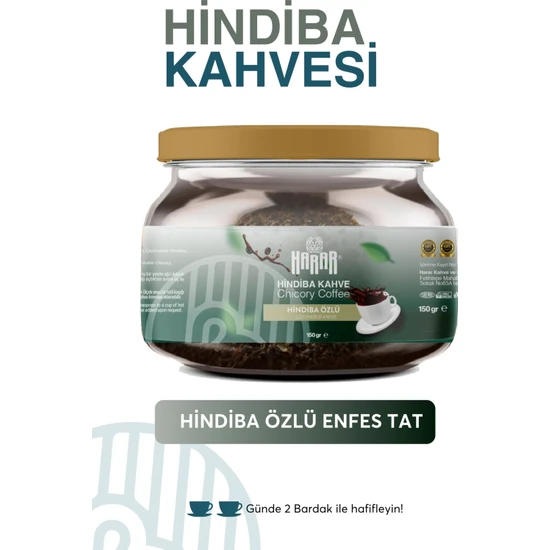 Harar Hindiba Kahvesi Detox Zayıflatan Diyet Kahve 1 Aylık (60 Kullanim) Net 150GR
