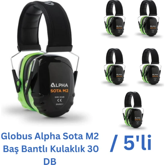 Globus Alpha Sotam2 Baş Bantlı Kulaklık 30 Db - 5 Adet