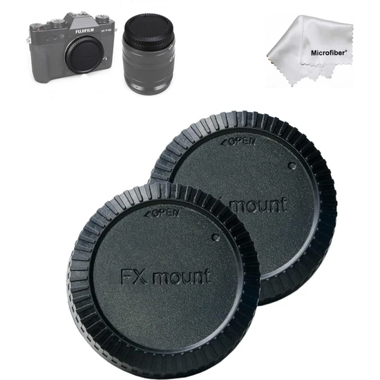 Tianya Body Ön ve Lens Arka Kapağı Fx Fujifilm X-T10 , X-T20 , X-T30 , X-T30 Iı , X-T100 , X-T200