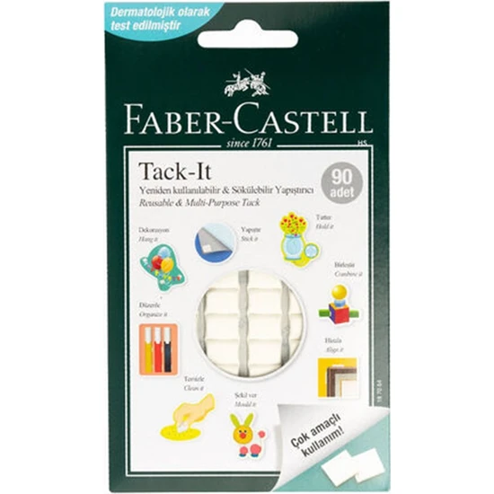 Faber Castell Tack-it Hamur Yapıştırıcı Beyaz 50 gr