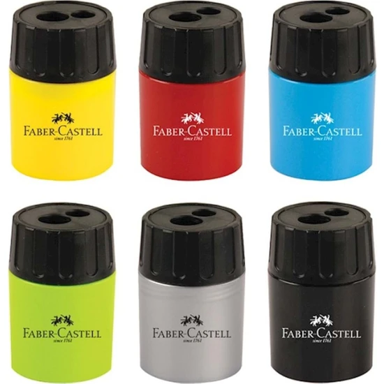 Faber Castell Geniş Hazneli Çiftli Kalemtraş