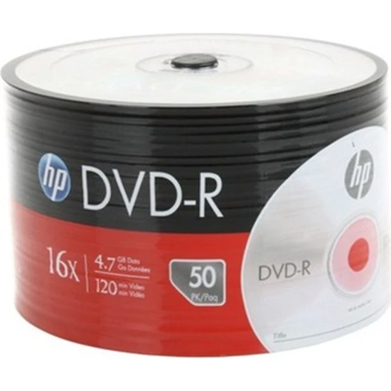 HP DVD-R 16X 4.7 GB - 50 Adet