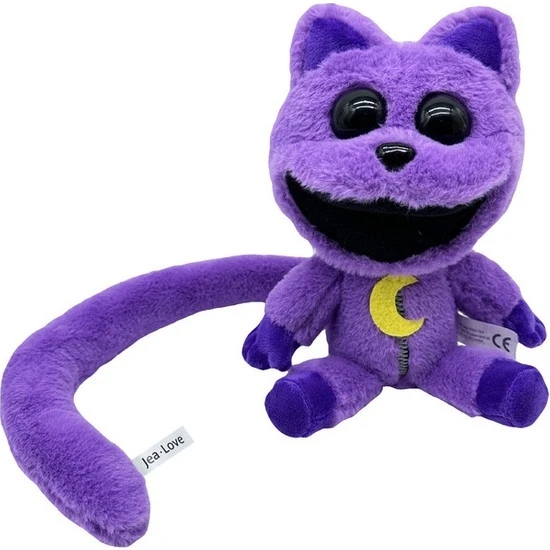 Keluofu 20CM Canavar Catnap Korku Hayvan Serisi Mor Kedi Oyuncak Peluş (Yurt Dışından)