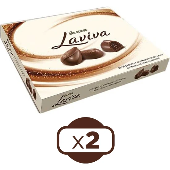Ülker Laviva Hediyelik Çikolata 200 gr 2 Li