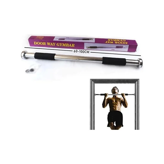 Caddemia Kısa 62-100CM Barfix Door Way Gym Bar Kapı 100KG (4434)
