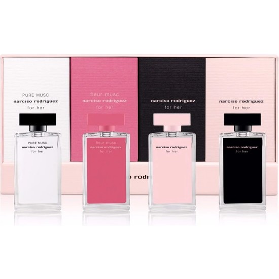 Narciso Rodriguez For Her Mini Gift Set 4 x 7,5 ml - OnuAl Fiyat