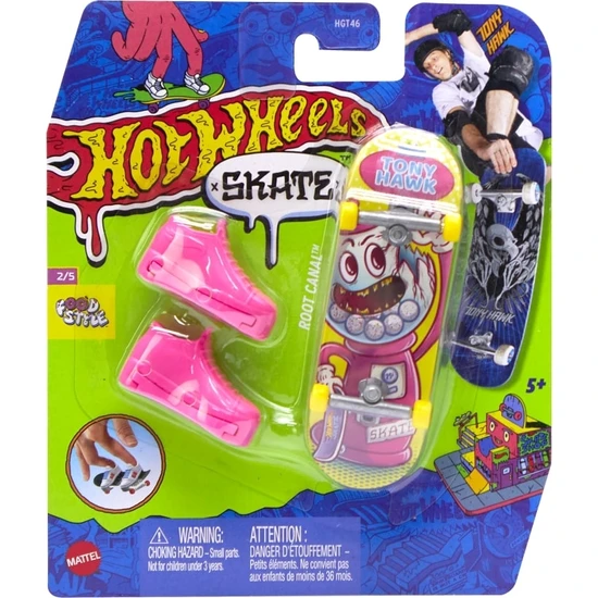 Hot Wheels Skate Parmak Kaykay ve Ayakkabı Root Canal HVJ81