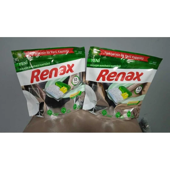 RENAX Bulaşık Makinesi Kapsülü (33*2) 66 Lı