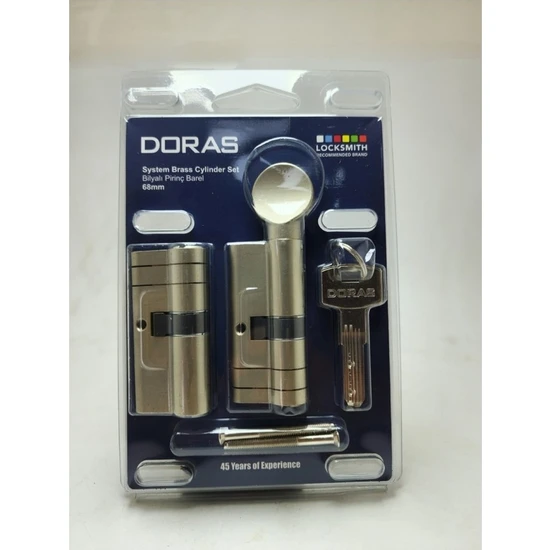 Doras Çift Tuzaklı Set Barel 68 mm Gri