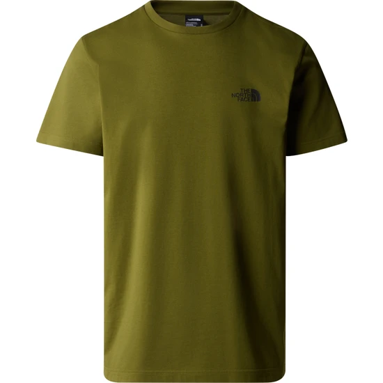 The North Face M S/s Sımple Dome Tee Erkek Yeşil Tshirt NF0A87NGPIB1