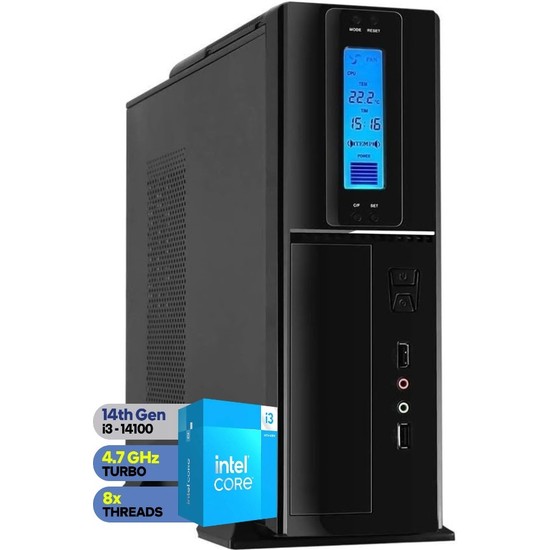 Zetta Flex Pro 430X Intel Core I3 14100 48GB Ddr5 256GB SSD Fiyatı