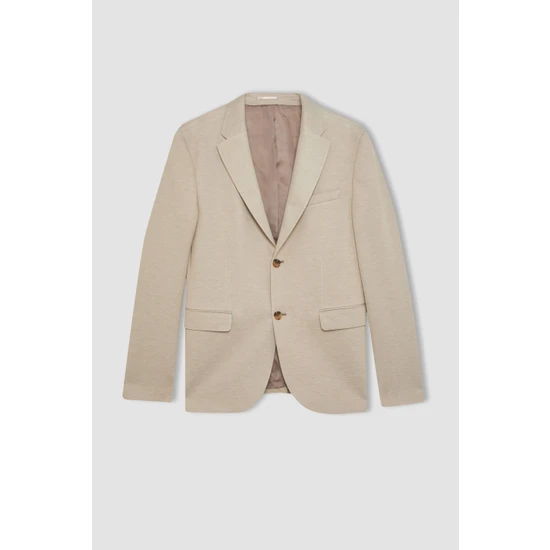 DeFacto Modern Fit Astarlı Blazer Ceket C5777AX24SP