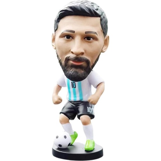 FBHTX Inch Soccer Star Ornament 2022, Argentina Messi Ronaldo Neymar Mbappe Action Figures, Mini Model Toy, Soccerstarz Doll Statue For Soccer Lovers (Yurt Dışından)