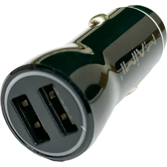 Maimi CC114-S USB C Araç Şarj Adaptörü 2.4A Çift Girişli Araç Şarj Cihazı Fast Charger
