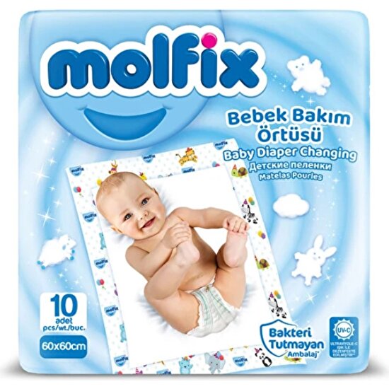Molfix Bebek Bakım Örtüsü 10lu Yeni