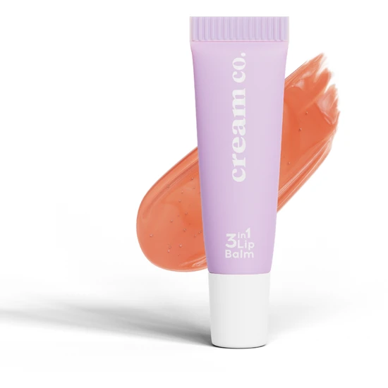 Cream Co. Onarıcı Besleyici Dudak Bakım Parlatıcı Nemlendirici Bej Renkli Kurabiye Aromalı 3in1 Lip Balm 403