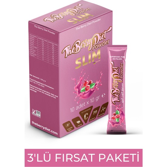 The Berry Diet Powder 3 Adet Fiyatı Taksit Seçenekleri