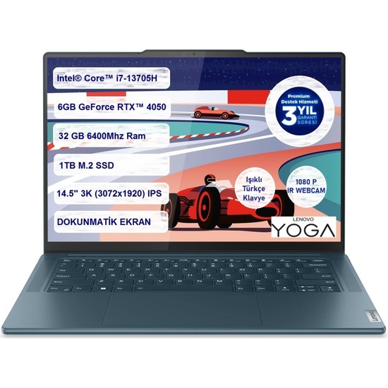 Lenovo Yoga Pro 9 14IRP8 Intel Core™ I7-13705H 32GB 1tb SSD Fiyatı