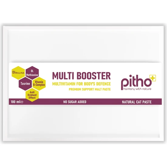 Pitho Multi Booster - Kediler Için Taurin Içeren Multivitamin Malt