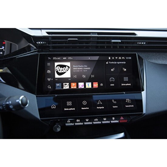 Dkm Peugeot 408 Gt Uyumlu Multimedya ve Klima Paneli Ekran Koruyucu Kırılmaz Şeffaf Temperli Nano Cam