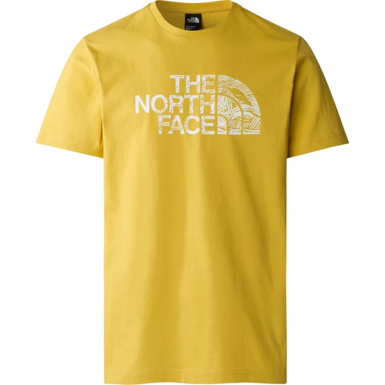 The North Face M S/s Woodcut Dome Tee Erkek T-Shirt